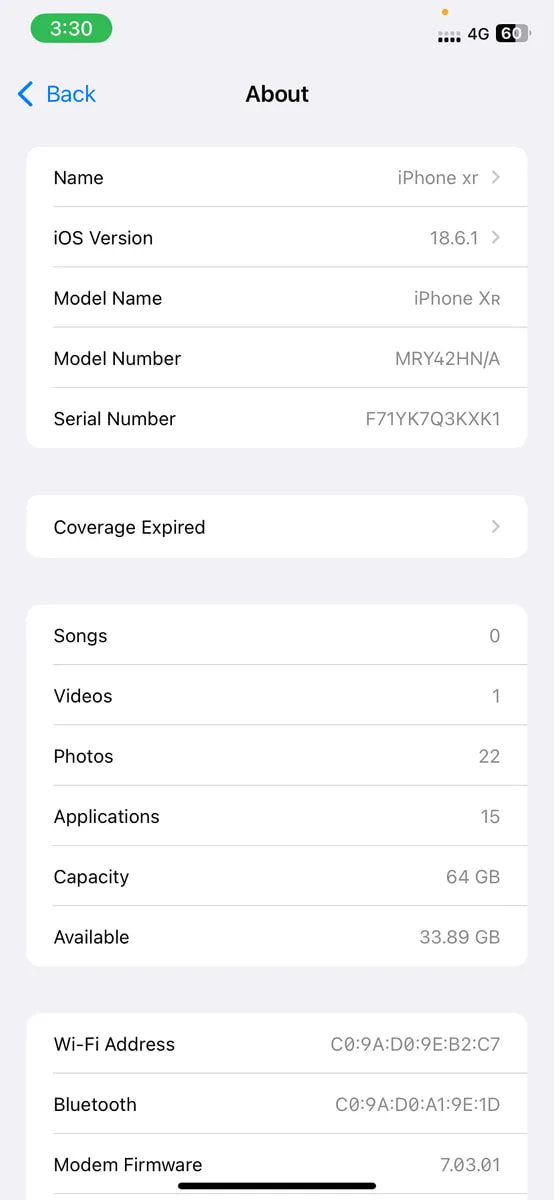 Apple iPhone XR