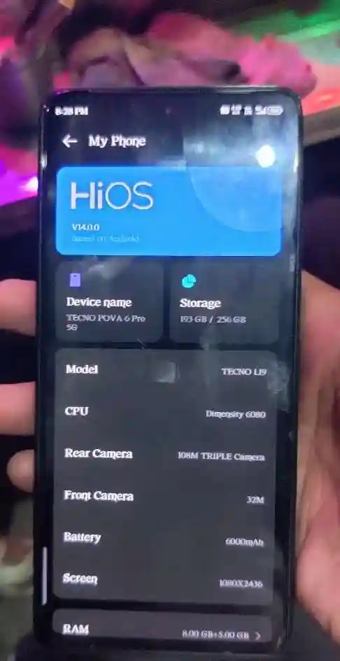 Tecno Pova 6 Pro