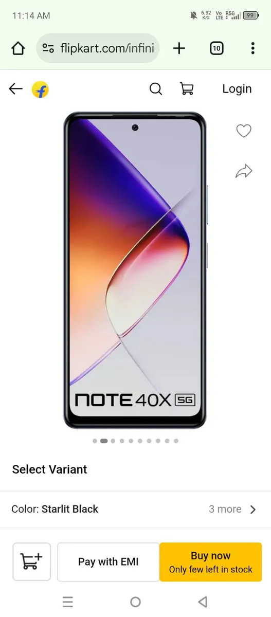 Infinix Note 40X 5G