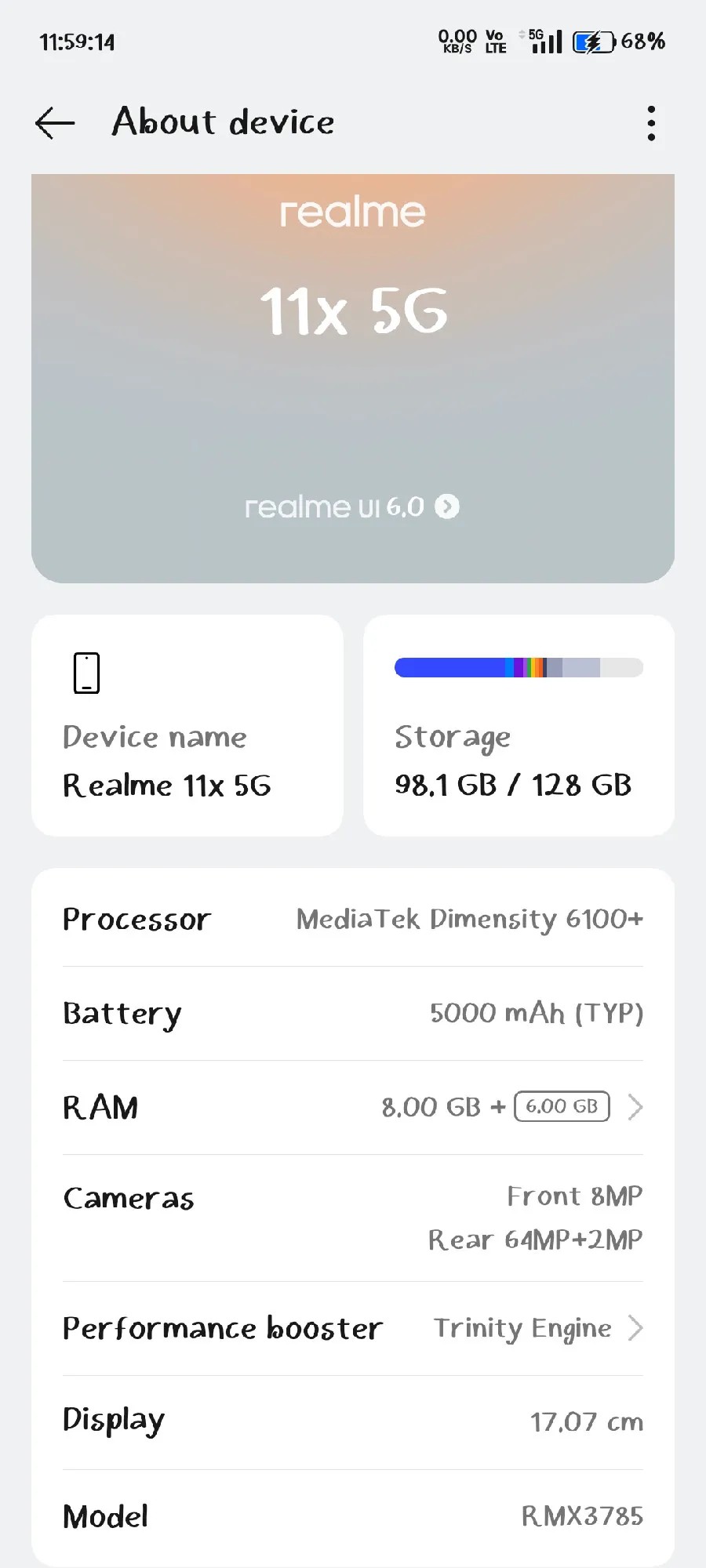Realme 11x