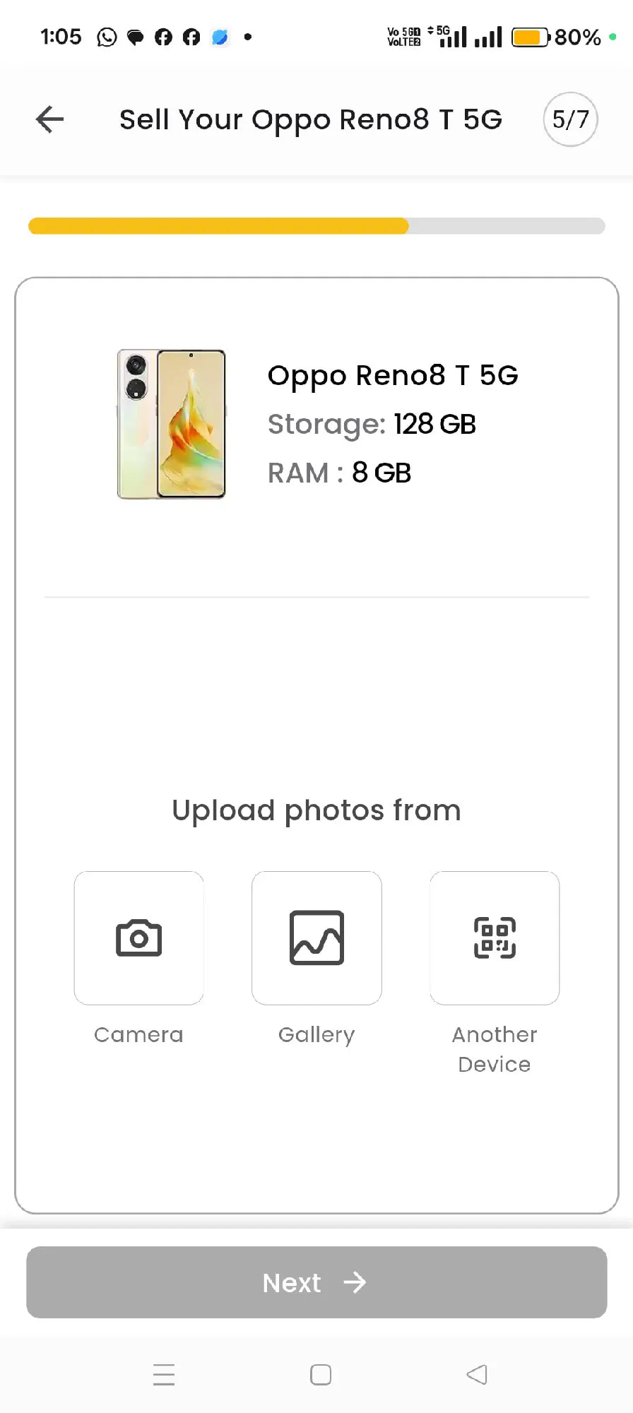 Oppo Reno8 T 5G