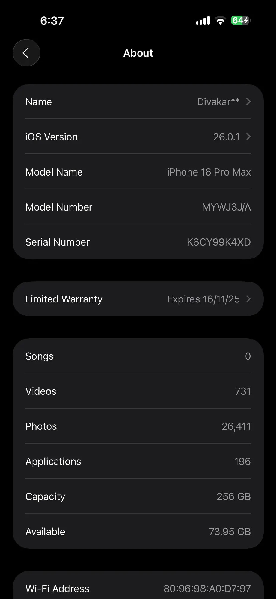 Apple iPhone 16 Pro Max